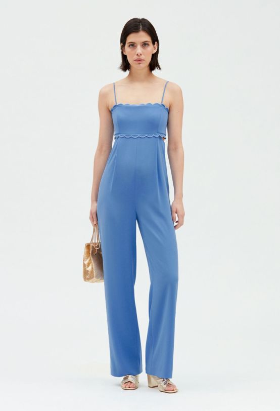 Clothes Claudie Pierlot  | Blue Jumpsuit Sky Blue